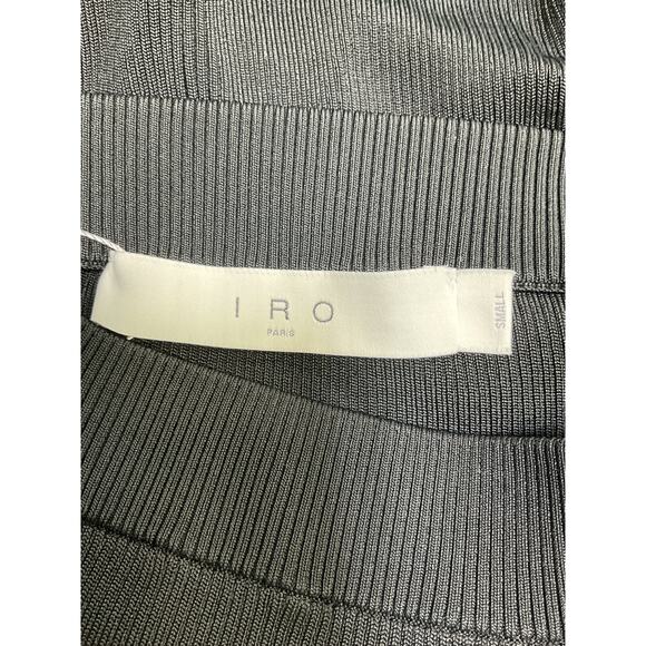 Iro 'Avyla' Black Viscose Skirt Size S - Picture 4 of 5